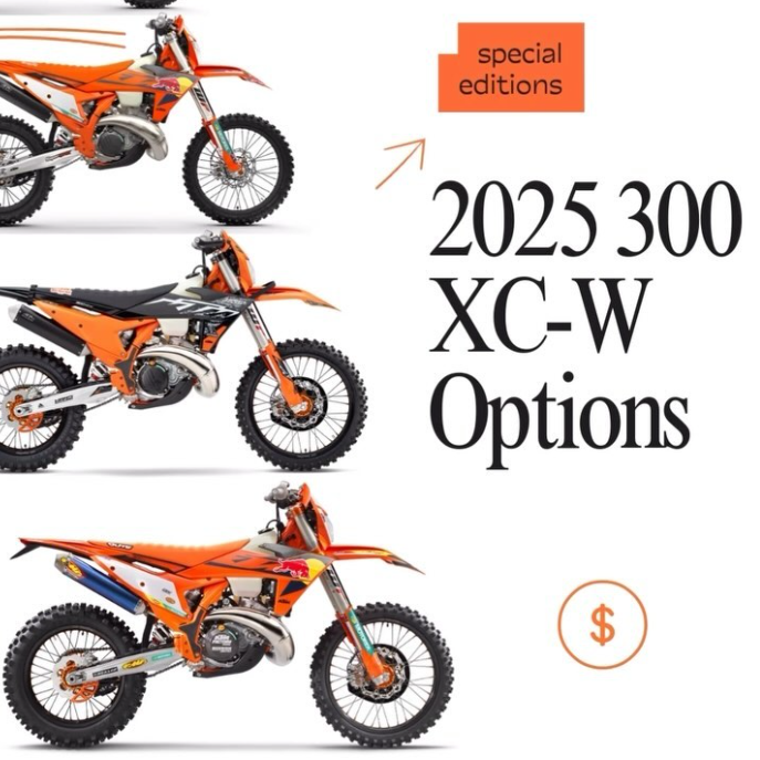 Why is KTM Selling 4 Different 300 XCW Models for 2025?