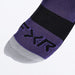 FXR Moto Sock - Purple/Black/Grey, view 2