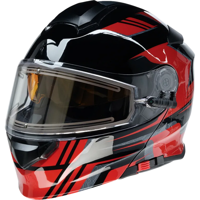 Z1R Solaris 2.0 First Tracks Helmet with Electric Dual Lens Face Shield