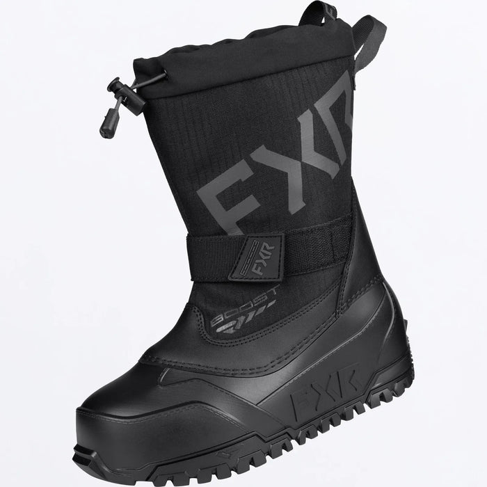 FXR Youth Boost Boot 2027 - Black Ops, front view