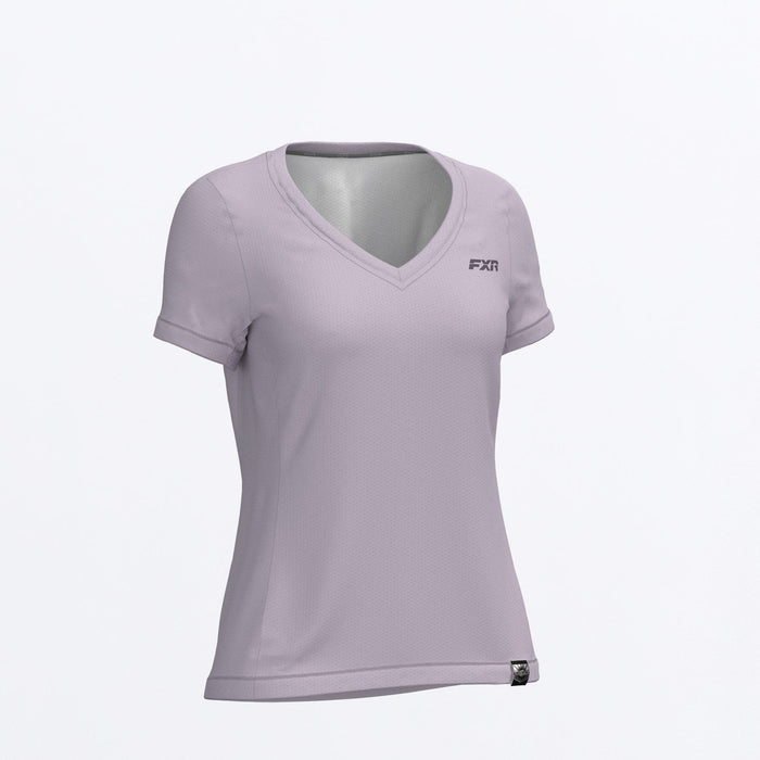 FXR Womens Breezy UPF V-Neck T-Shirt