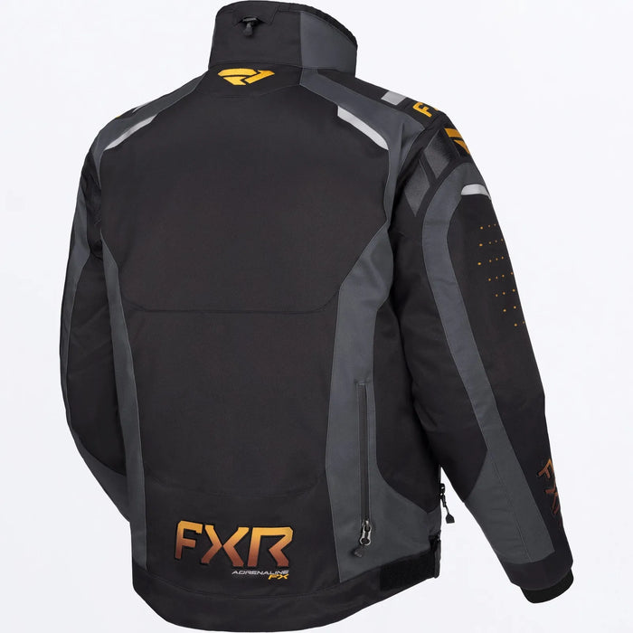 FXR Mens Adrenaline FX 2-in-1 Jacket - Black/Asphalt/Kash, view 2