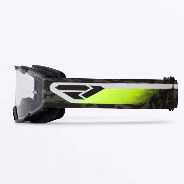 FXR Maverick Prime MX Goggle - Army Camo/HiVis, view 2