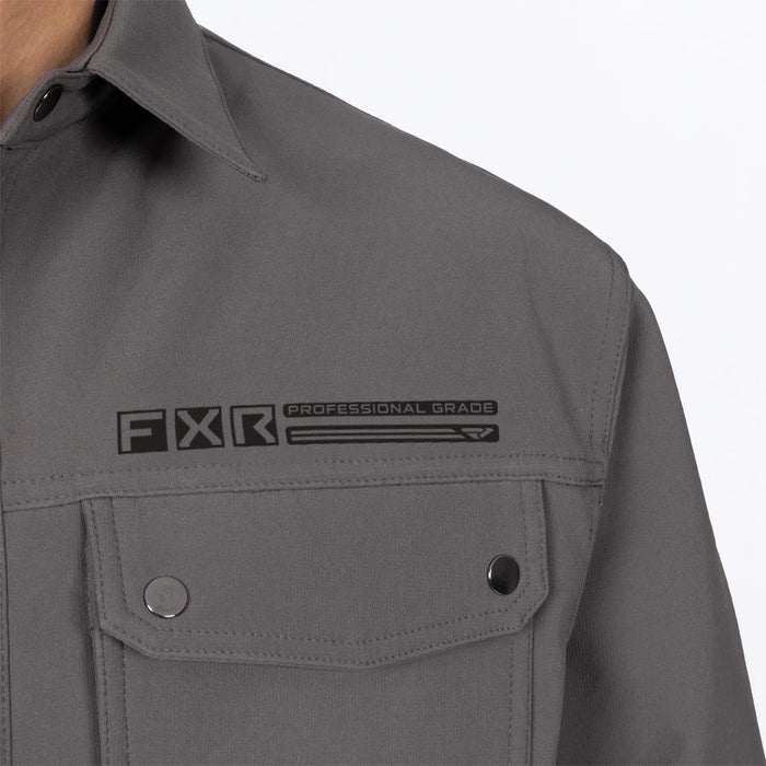 FXR Mens Stronghold Tech Shirt-Jac - Char, view 8