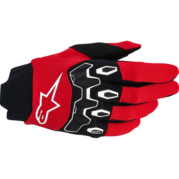 Alpinestars Mens Full Bore V2 Gloves - Red/Black - Front