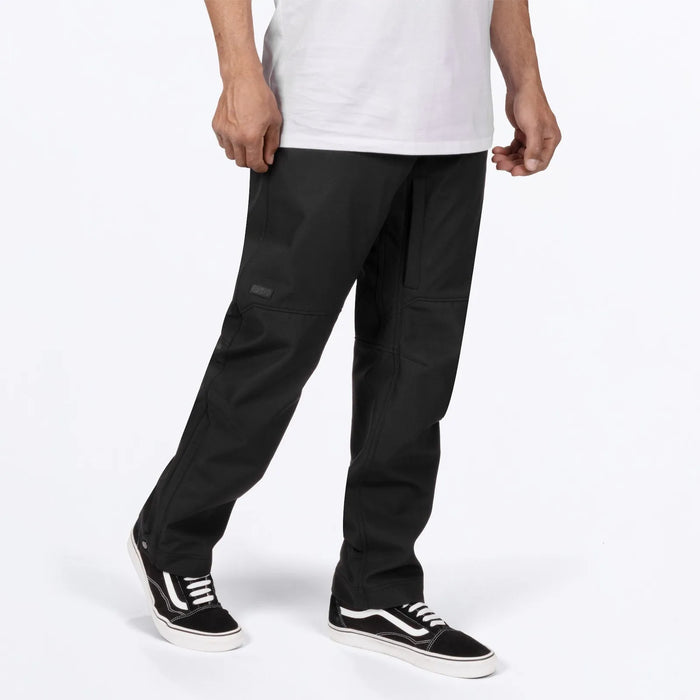 FXR Mens Ascend Softshell Pant - Black, front view
