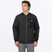 FXR Mens Rig Quilted Jacket - Black, front view