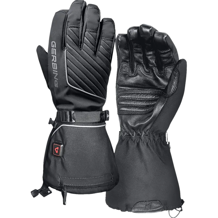 Gerbing Mens 7V Atlas Ultra-Flex Battery Heated Gloves - Black - Front