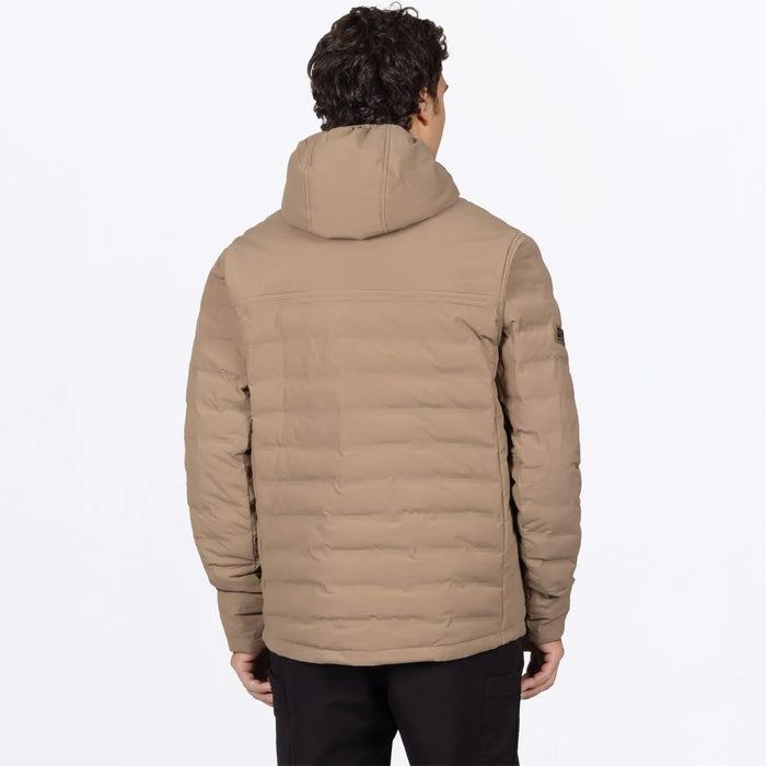 FXR Mens Podium Windproof Quilted Jacket - Canvas/Black, view 2