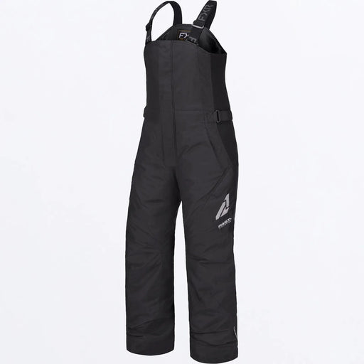 FXR Womens Sugar FX Bib Pant - Black, front view