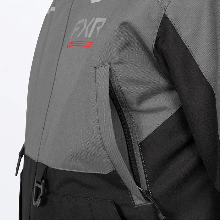FXR Mens Evolution F.A.S.T. Insulated Monosuit - Black/Char, view 11