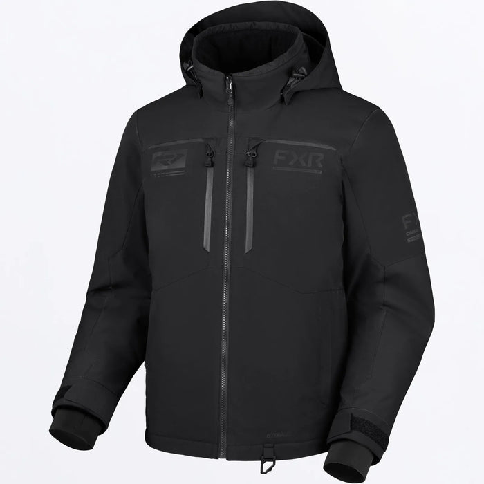 FXR Mens Hydrogen Jacket - Stealth, front view