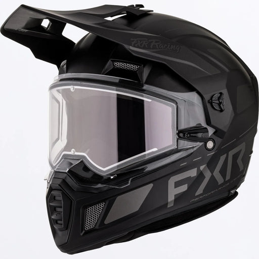 FXR Clutch X Pro Helmet 2027 - Black Ops, front view