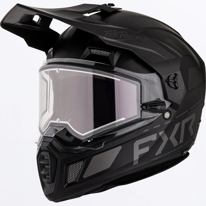 FXR Clutch X Pro Helmet 2027 - Black Ops, front view