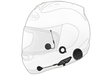 Sena 10U Bluetooth Communication System with Remote Control for Arai Full-Face Helmets