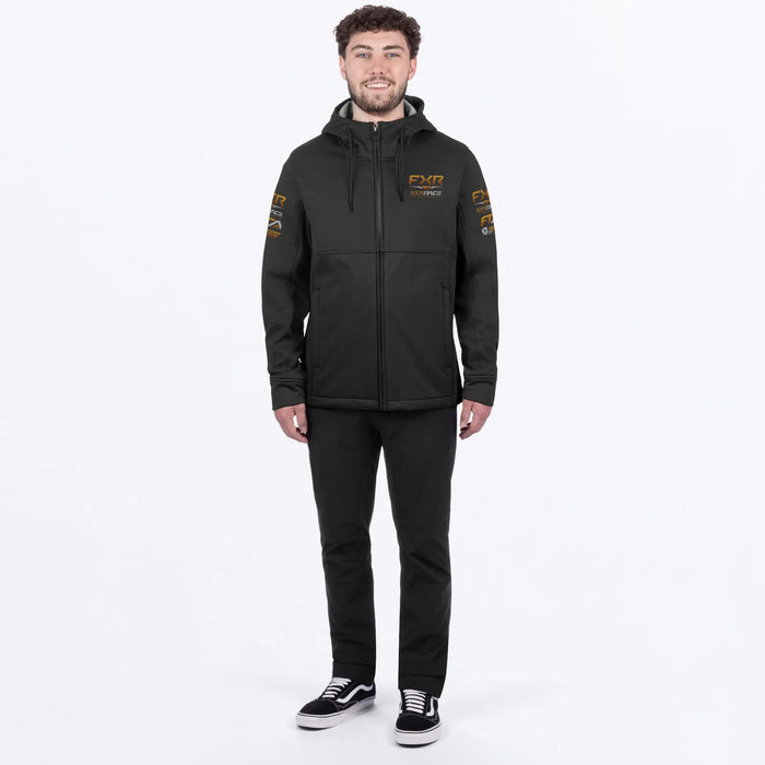 FXR Mens Hydrogen Softshell Jacket 2027 - Black/Kash, view 3