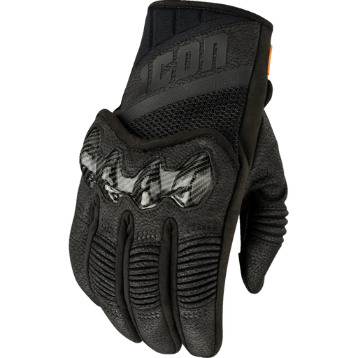 Icon Mens Contra 3 Gloves - Black - Front