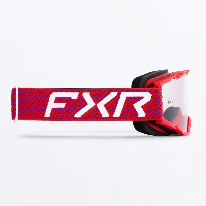 FXR Maverick Prime MX Goggle - Red/White, view 4