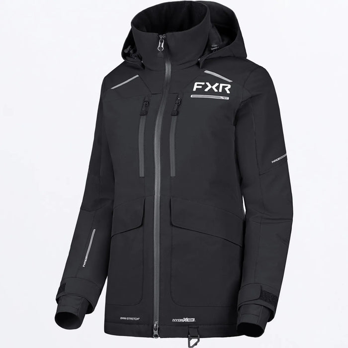 FXR Womens Aerial Jacket - Black, front view