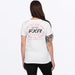 FXR Womens Worldwide Premium T-Shirt - White/Dusty Rose, view 3