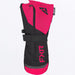 FXR Toddler Helix Mitt 2027 - Black/Razz, front view