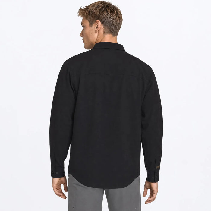 FXR Mens HD Flannel Shirt - Black, view 2