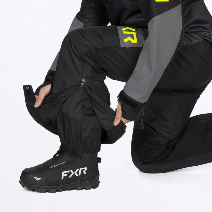 FXR Mens Revo F.A.S.T. Insulated Monosuit - Asphalt/Ti/HiVis, view 10