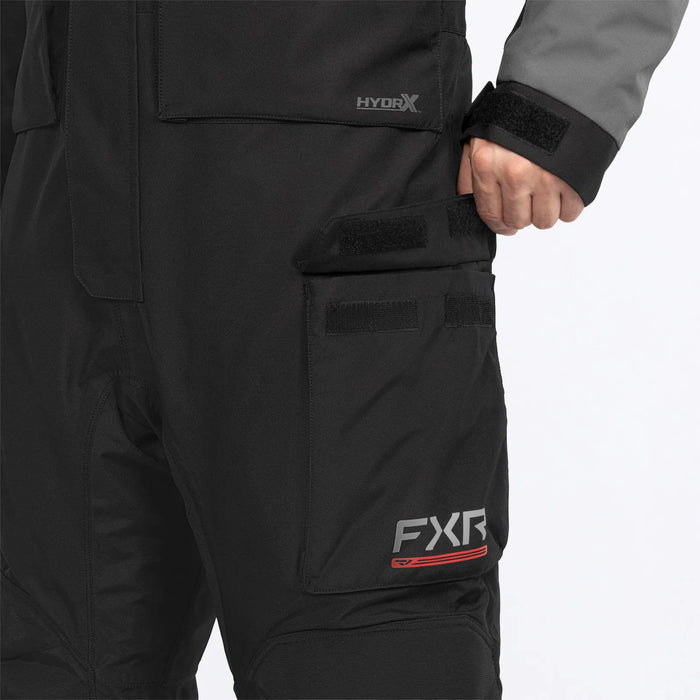 FXR Mens Evolution F.A.S.T. Insulated Monosuit - Black/Char, view 7