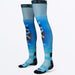FXR Riding Sock AIR - Sky/Black, front view