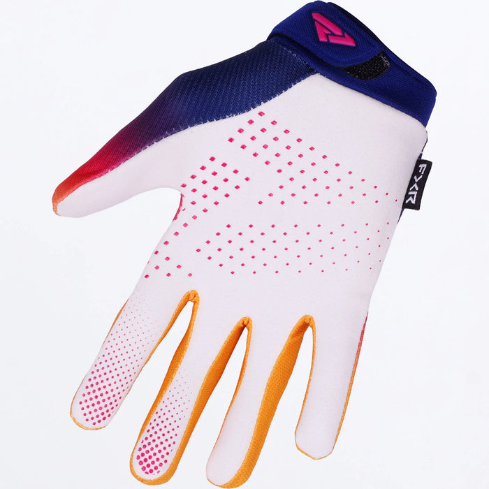 FXR Youth Reflex MX Glove 2027 - Navy/Razz, view 2