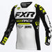 FXR Revo Daytona MX Jersey - Black/White/HiVis, front view
