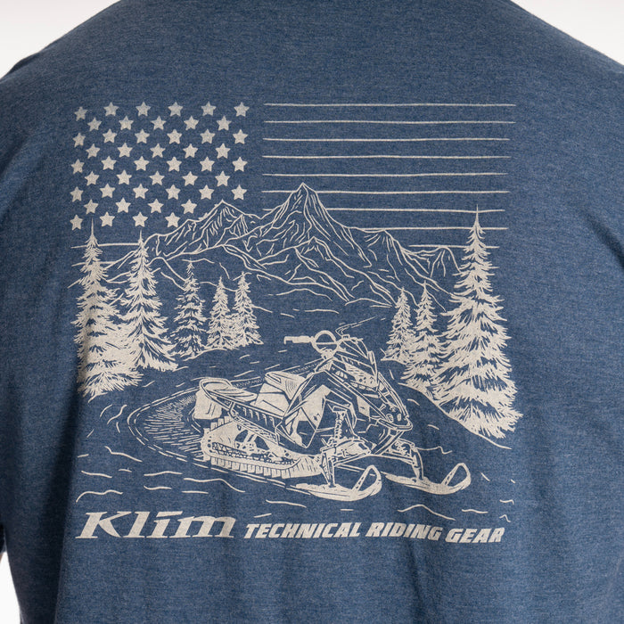 KLIM Mens Frontier Tri-blend Tee