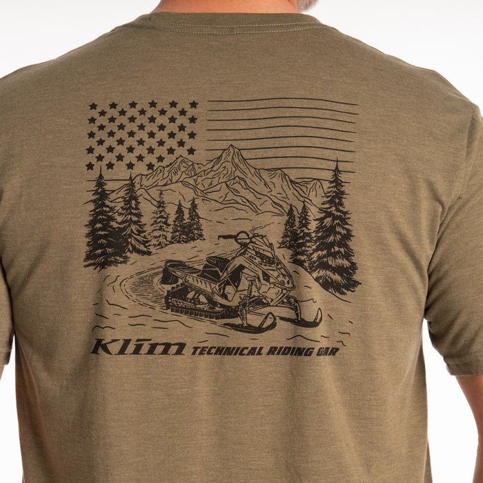 KLIM Mens Frontier Tri-blend Tee