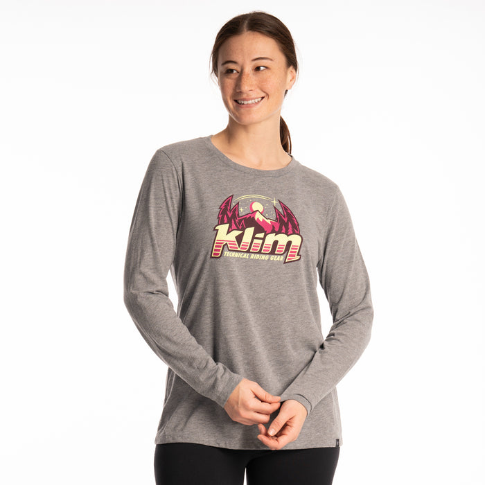 KLIM Womens Estelle Tri-blend Tee LS