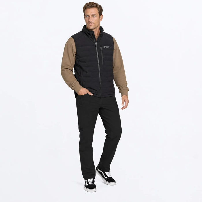 FXR Mens Podium Windproof Quilted Vest - Black, view 3