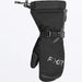 FXR Child Helix Race Mitt 2027 - Black, front view