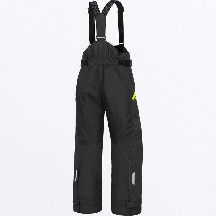FXR Child Clutch Pant 2027 - Black/HiVis, view 2