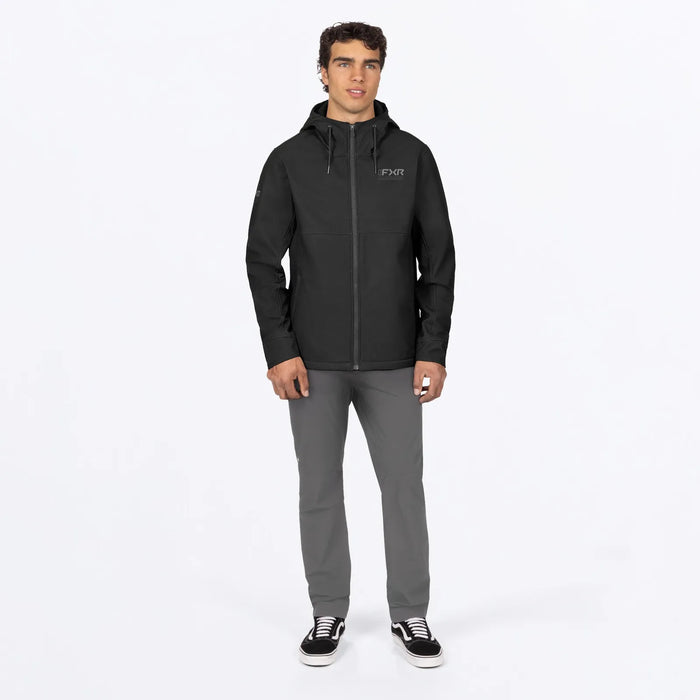 FXR Mens Hydrogen Softshell Jacket 2027 - Black/Grey, view 3