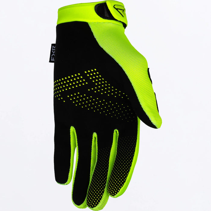 FXR Reflex MX Glove 2026 - HiVis/Black, view 2