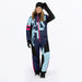 FXR Womens Cold Cross CX Lite Monosuit 2027 - Midnight/Maui/Razz, front view