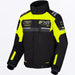 FXR Mens Octane RF Jacket - Black/HiVis, front view