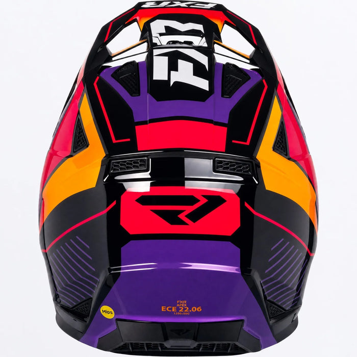 FXR Youth Apex MX Helmet - Aurora, view 3