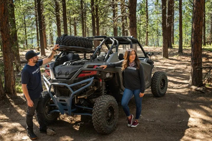 Polaris Pivoting Spare Tire Carrier for RZR Pro S, Pro XP and Turbo R