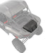 Polaris Lock & Ride 28 Quart Rear Cooler for RZR XP 4 1000