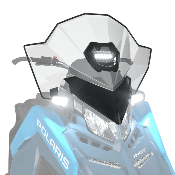 Polaris OEM Snowmobile Integrated Center Auxiliary Light Windshield