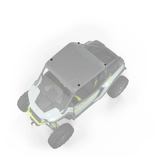 Polaris Poly Roof Cargo Basket Mount, 2-Seat