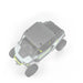 Polaris Poly Roof Cargo Basket Mount, 2-Seat