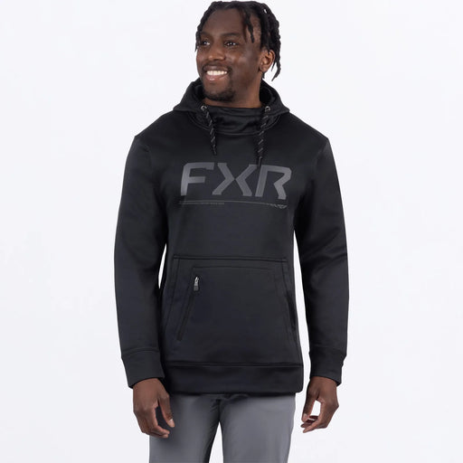 FXR Mens Hydrogen Tech Pullover Hoodie - Black Ops, front view