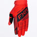 FXR Reflex Dual MX Glove 2026 - Red/Black, front view