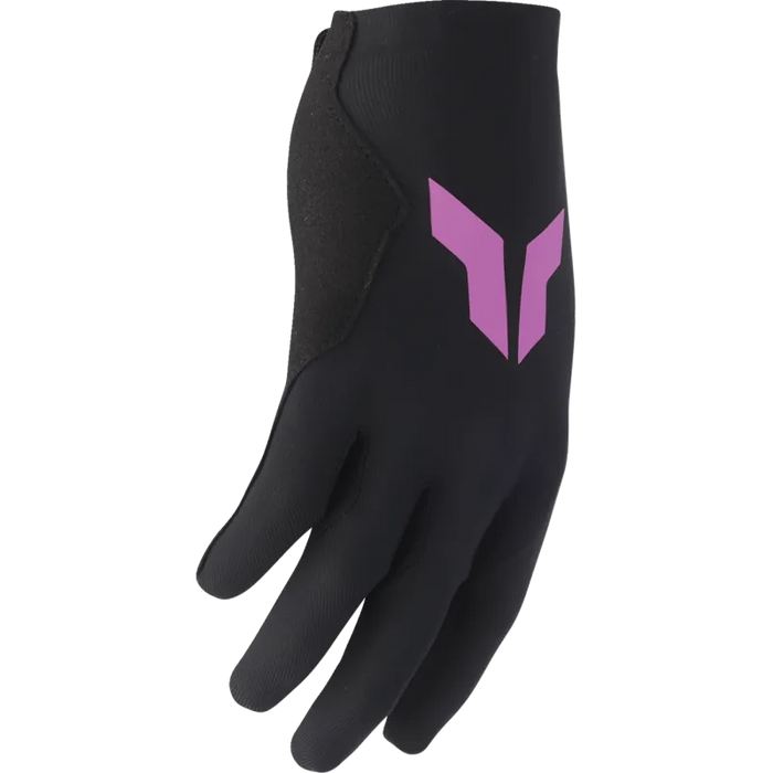 Thor Womens Sportmode Gloves - Black/Orchid - Front
